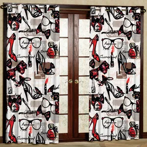 پرده مدل مخمل پانچی کد 1407 سایز 140x280 سانتی متر