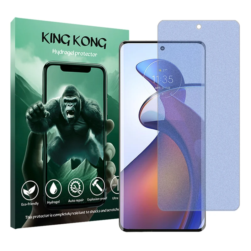 محافظ صفحه نمایش مات آنتی بلو کینگ کونگ مدل Tough مناسب برای گوشی موبایل موتورولا Edge 30 Fusion