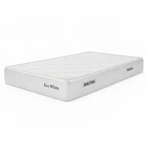 تشک طبی فنری ماتیسا مدل اکو وایت یک نفره سایز 200×100 سانتیمتر