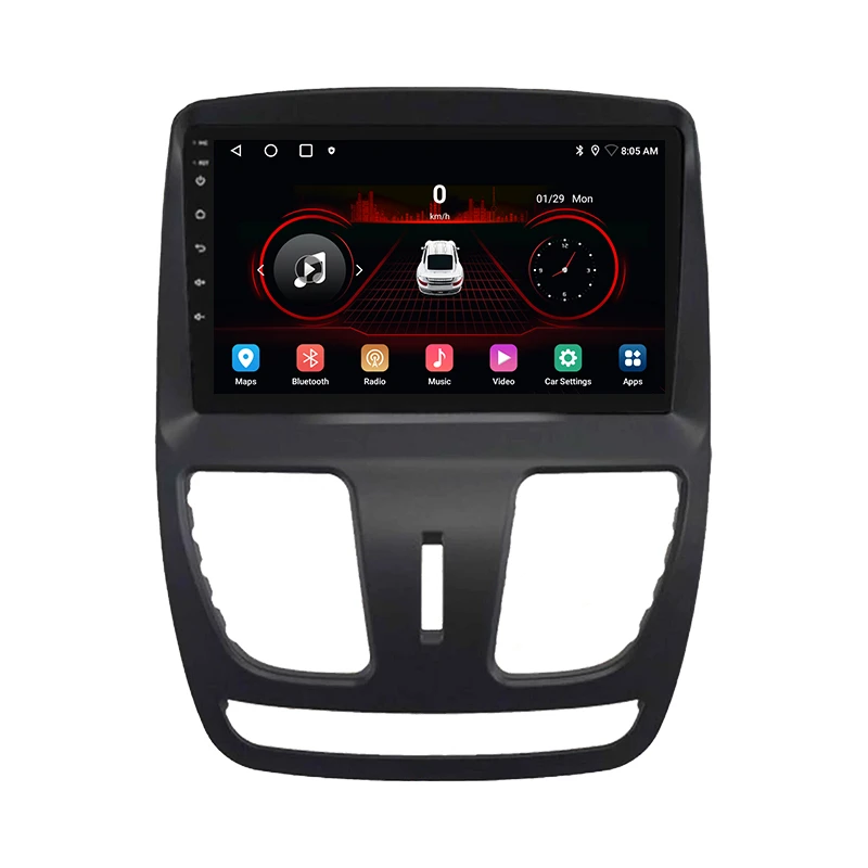 پخش کننده تصویری خودرو کاروین مدل V800 pro مناسب برای کوییک