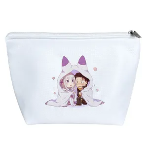 کیف لوازم آرایش دخترانه خندالو مدل رم و سوبارو ره زیرو انیمه توتورو کد 1149