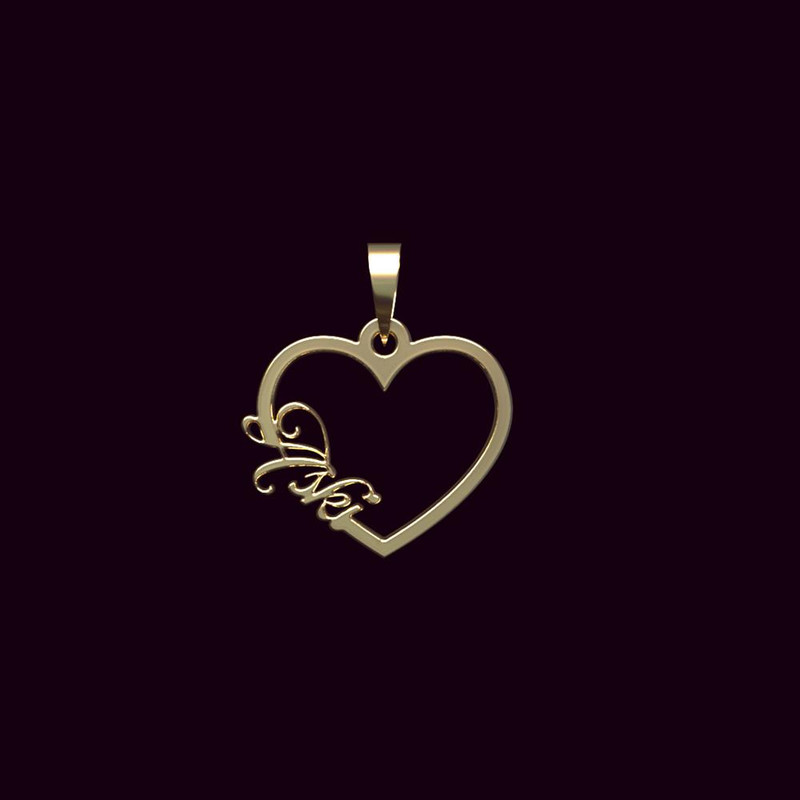 آویز گردنبند طلا 18 عیار زنانه مدوپد مدل اسم آسکی aski کد PB1-10262