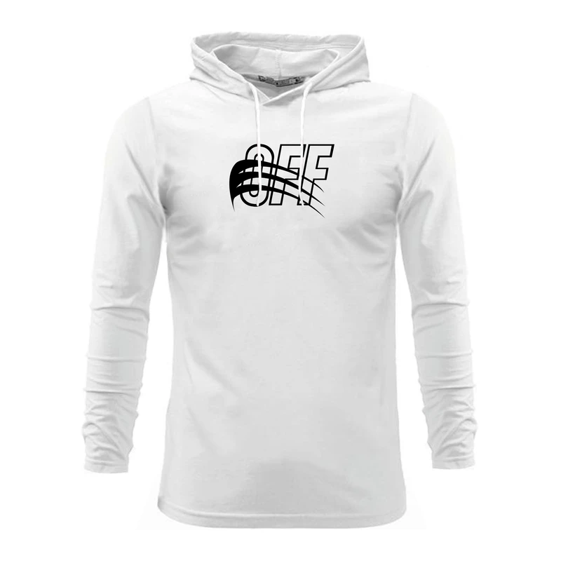 تی شرت کلاه دار مردانه مدل OFF کد 7788