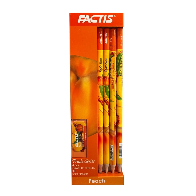 مداد مشکی فکتیس طرح هلو مدل ویتامین