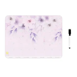 تخته وایت برد عرش دیس مدل پلنر یخچالی کد 05 سایز 20x30 سانتی متر به همراه ماژیک