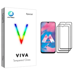Junbo Viva Glass Screen Protector For Samsung Galaxy M30 Pack Of 3