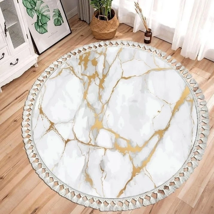 پادری مدل دایره سنگی ترمز دار کد P333 سایز 80×80 سانتی متر مناسب برای فضای داخلی 