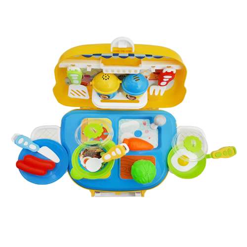 اسباب بازی آشپزخانه مدل Kitchen ware کد 9966 مجموعه 21 عددی