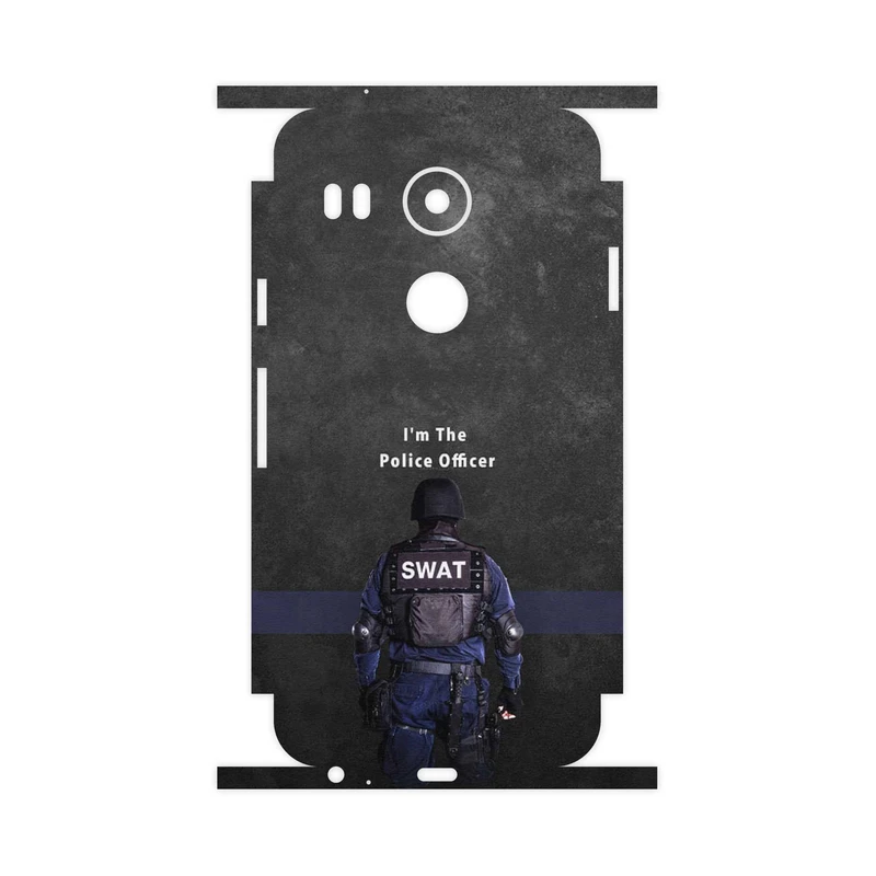 برچسب پوششی ماهوت مدل Police Officer-FullSkin مناسب برای گوشی موبایل گوگل Nexus 5X