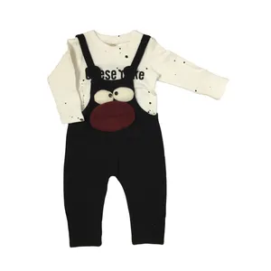 ست تیشرت و سرهمی نوزادی مدل YTY