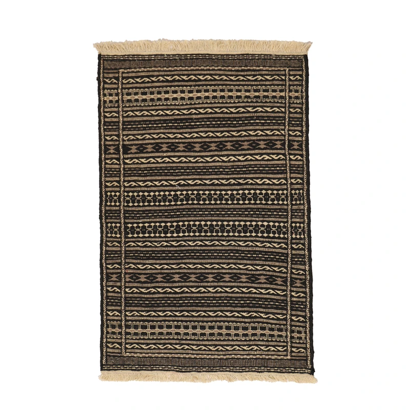 گلیم دستبافت یک متری مدل کلات کد 4030204