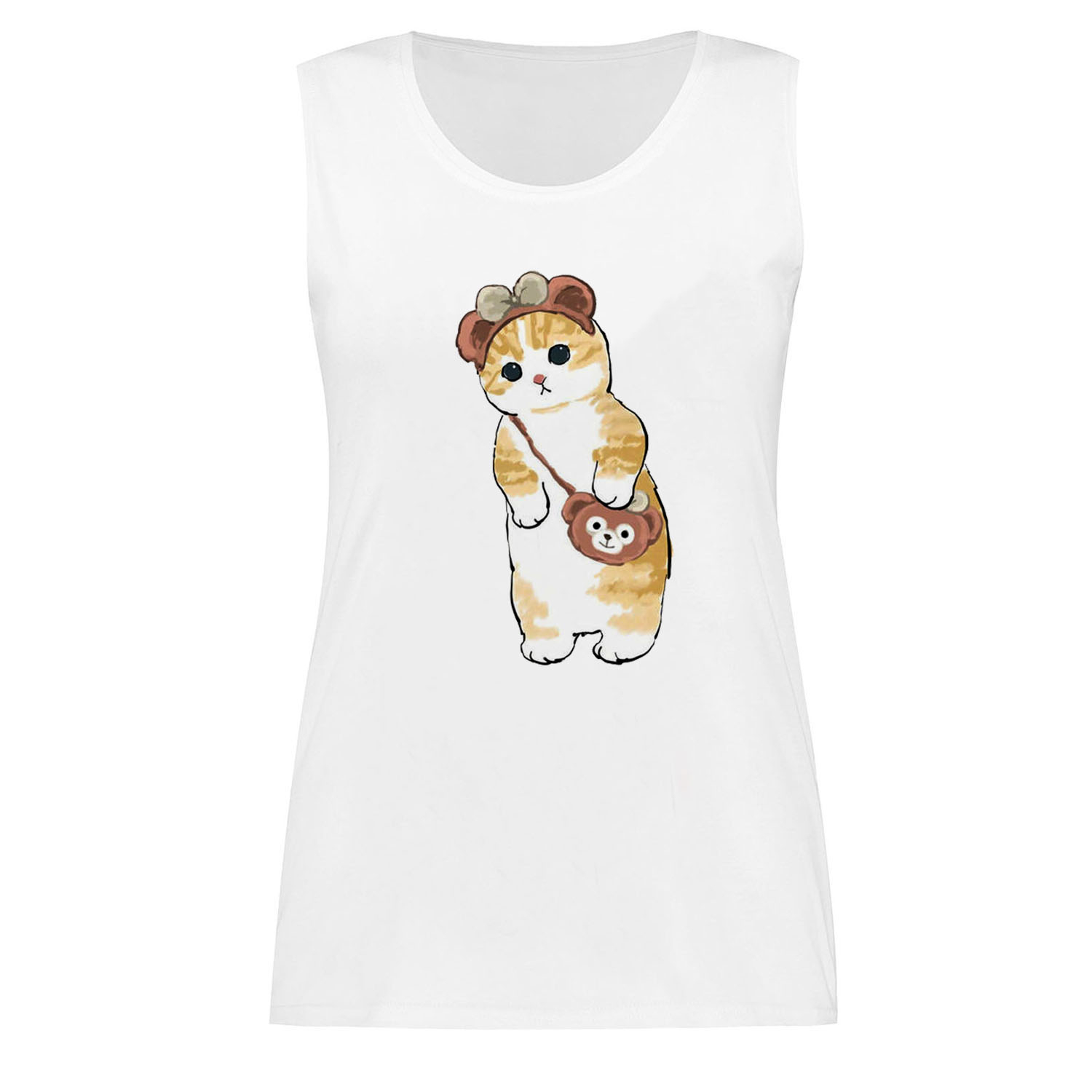 تاپ زنانه مدل پیشی کد E23 رنگ سفید