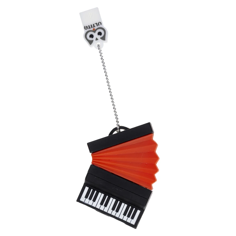 فلش مموری Usb 2.0 اولتیتا مدل آکاردئون قرمز مشکی ظرفیت 32 گیگابایت