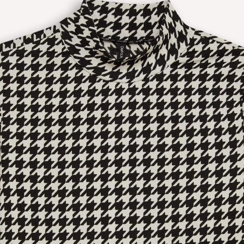 بلوز آستین بلند زنانه دفکتو مدل پیچازی مجلسی