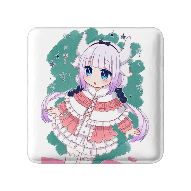 مگنت خندالو طرح کانا انیمه اژدهای خدمتکار کوبایاشی مدل مربعی کد 36283