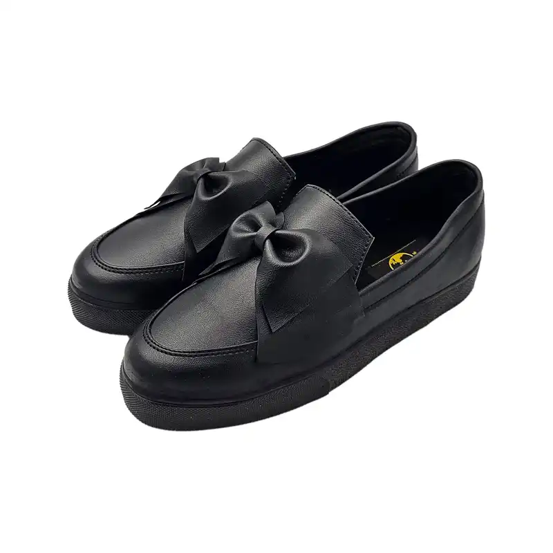 کفش روزمره زنانه سیی مدل پاپیونی کد 2080