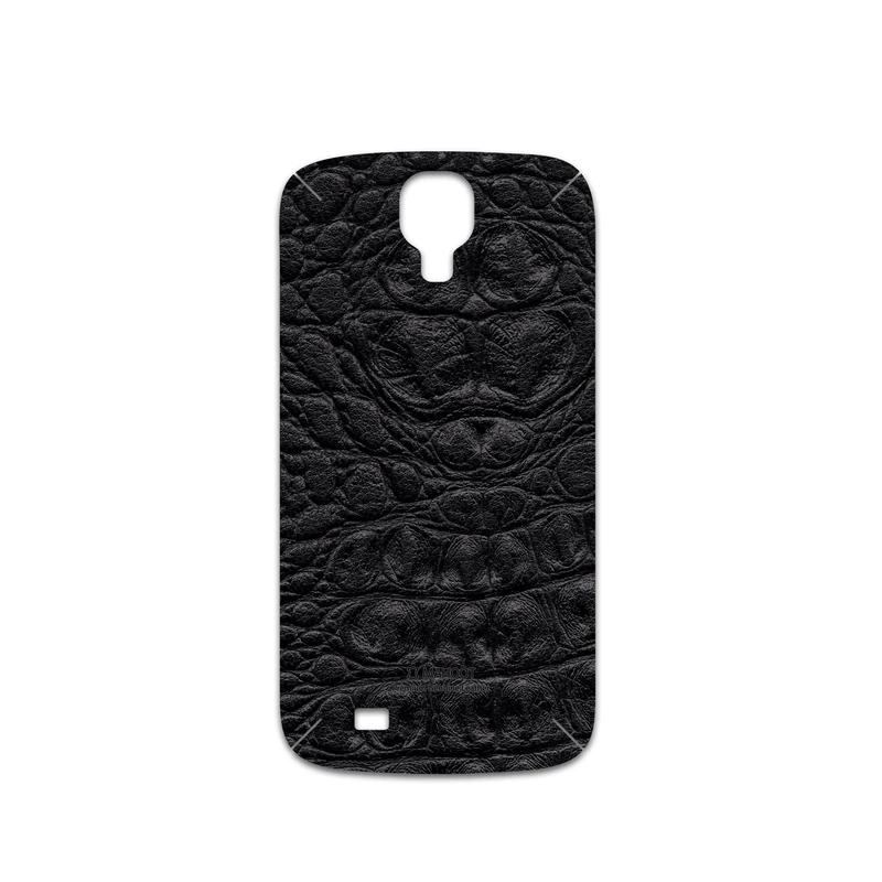 برچسب پوششی ماهوت مدل Black-Crocodile-Leather مناسب برای گوشی موبایل سامسونگ Galaxy S4