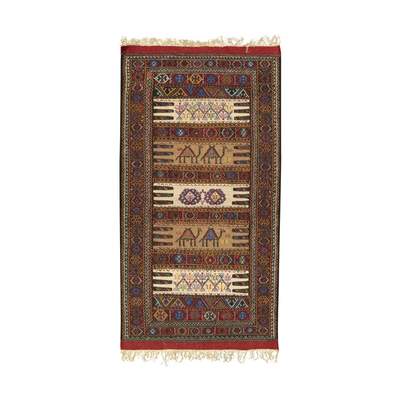 گلیم دستباف دو متری طرح کرمانج