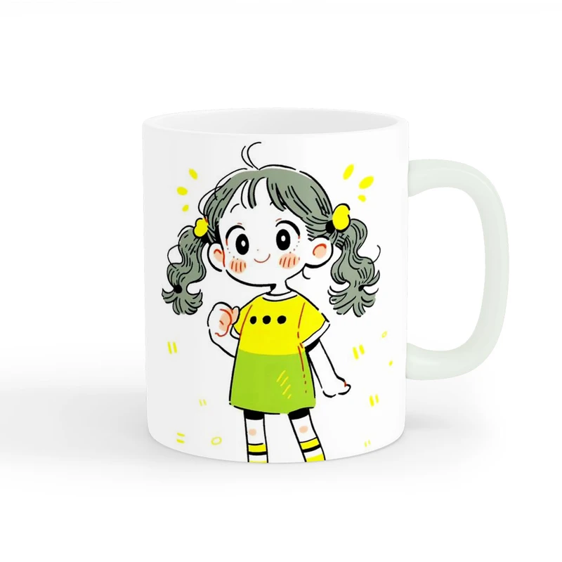 ماگ طرح دخترانه دوست داشتنی کد wall-8154