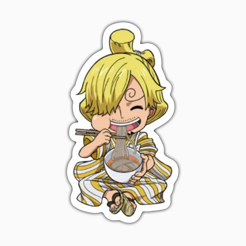 استیکر لپ تاپ و موبایل بووم طرح انیمه One Piece مدل Osaba Master Sanji کد SM31