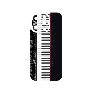 MAHOOT Piano_Instrument Cover Sticker for Apple iPhone 16 Pro