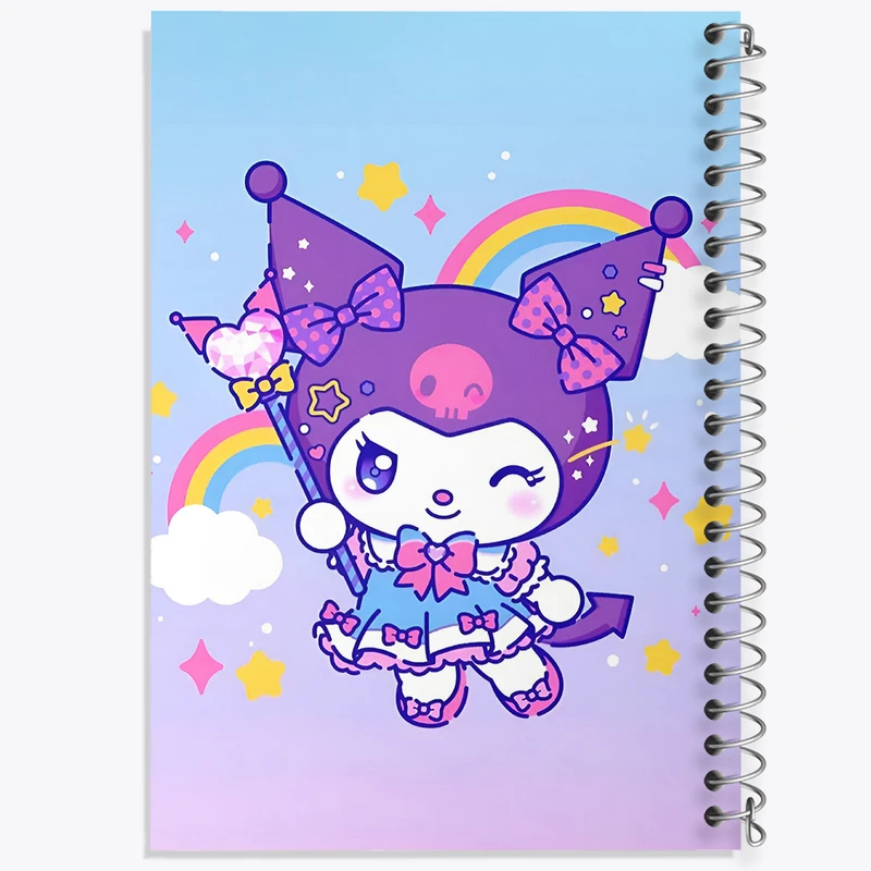 دفتر مشق 100 برگ خندالو طرح کرومی (Kuromi) کد N4219