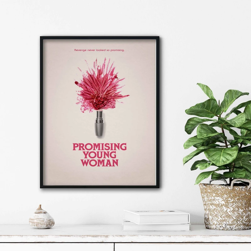 تابلو آتریسا طرح پوستر فیلم promising young woman  مدل ATm450