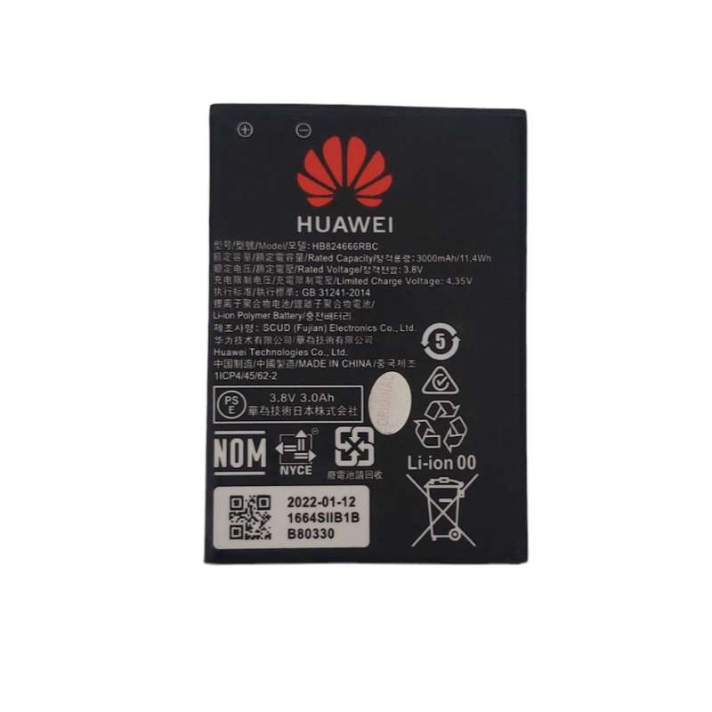 باتری لیتیومی هوآوی مدل 2022 ظرفیت 3000 میلی آمپر مناسب برای مودم قابل حمل E5577/FD-M60 باتری لیتیومی هوآوی مدل 2022 ظرفیت 3000 میلی آمپر مناسب برای مودم قابل حمل E5577/FD-M60