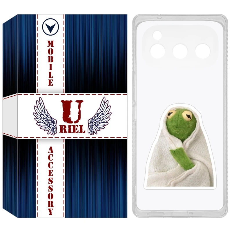 کاور یوریل مدل Clear کد 82 طرح قورباغه مناسب برای گوشی موبایل داریا Bond