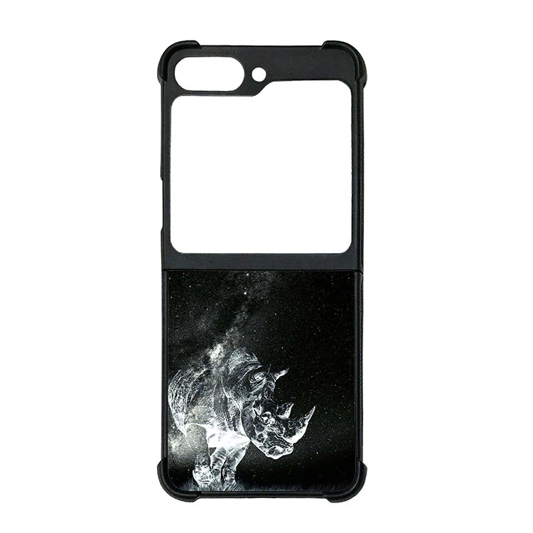 کاور قاب گارد هوم طرح کرگدن مناسب برای گوشی موبایل سامسونگ galaxy z flip 6
