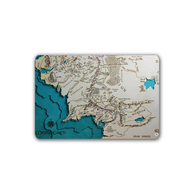 ماوس پد مخصوص بازی شادیت مدل نقشه کد 413  سایز 37*24 سانتیمتر