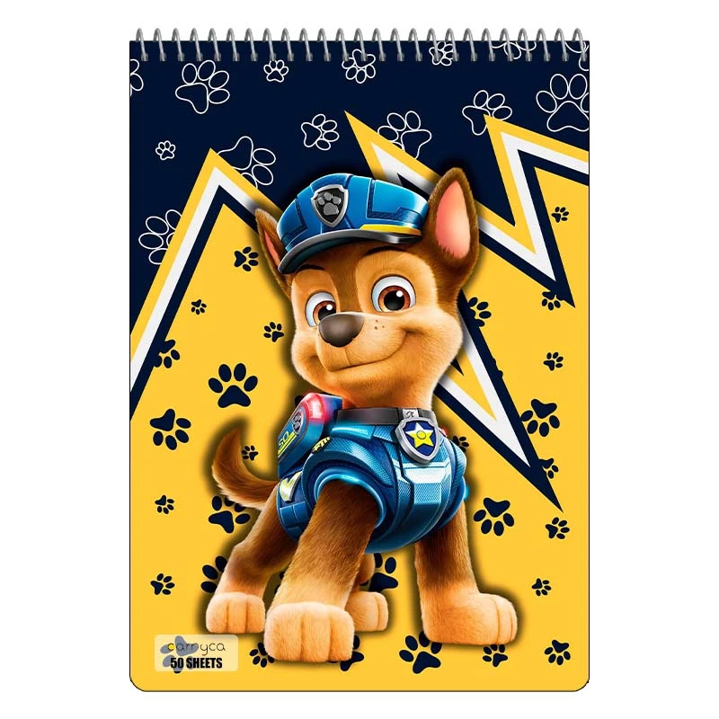 دفتر نقاشی 50 برگ سیمی کارنیکا طرح سگ های نگهبان paw patrol کد 94917