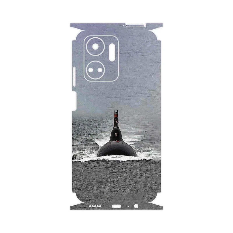 برچسب پوششی ماهوت مدل Submarine-FullSkin مناسب برای گوشی موبایل آنر X7a