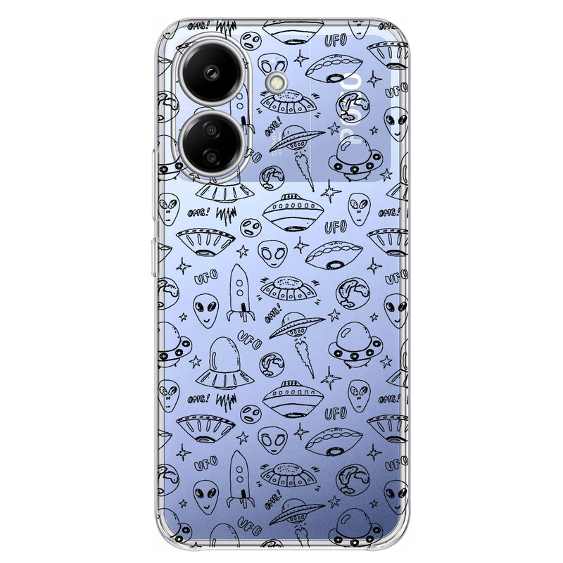 کاور مگافون طرح یوفو مدل C46-B مناسب برای گوشی موبایل شیائومی Poco C65  