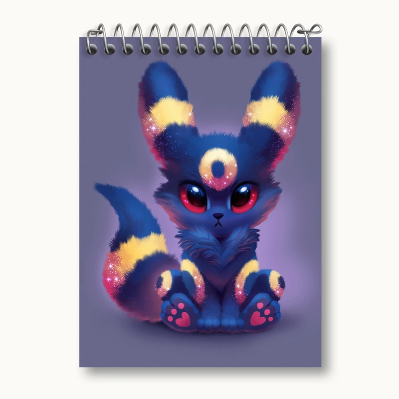 دفتر یادداشت 50 برگ خندالو مدل امبرون انیمه پوکمون کد 17302