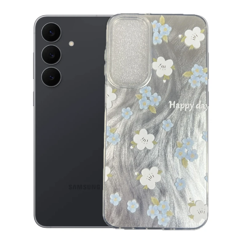کاور طرح شکوفه باران مناسب برای گوشی موبایل سامسونگ Galaxy S23 FE