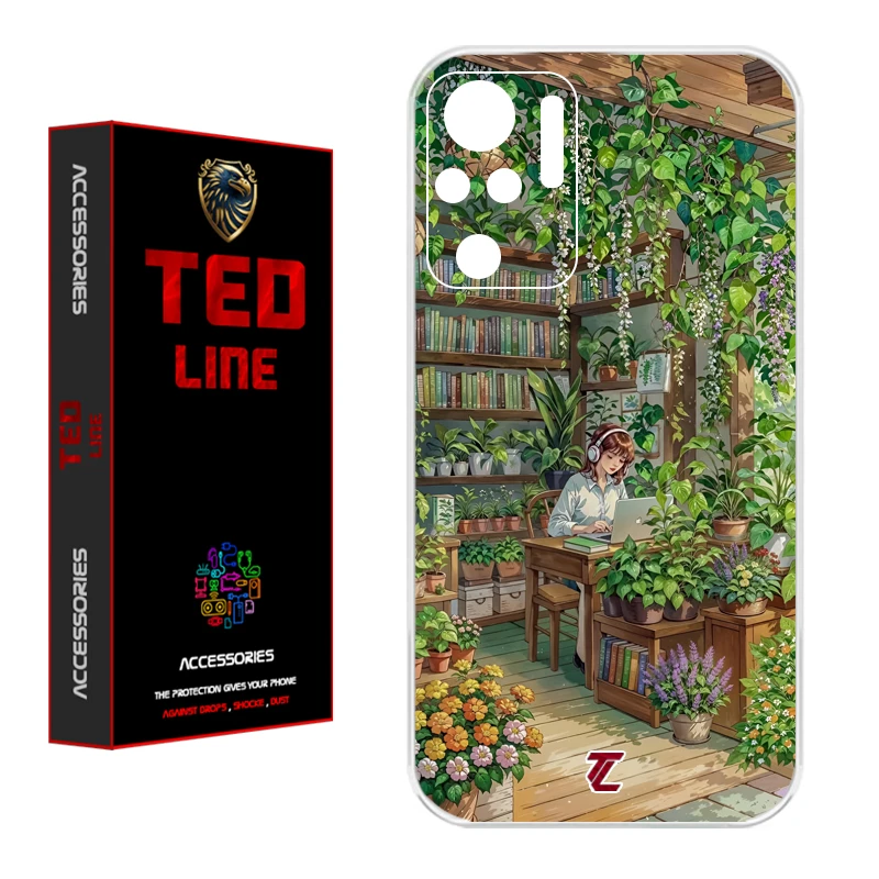 کاور تدلاین طرح دختر کد 1231 مناسب برای گوشی موبایل شیائومی Redmi Note 10 4G / Note 10S / Poco M5S