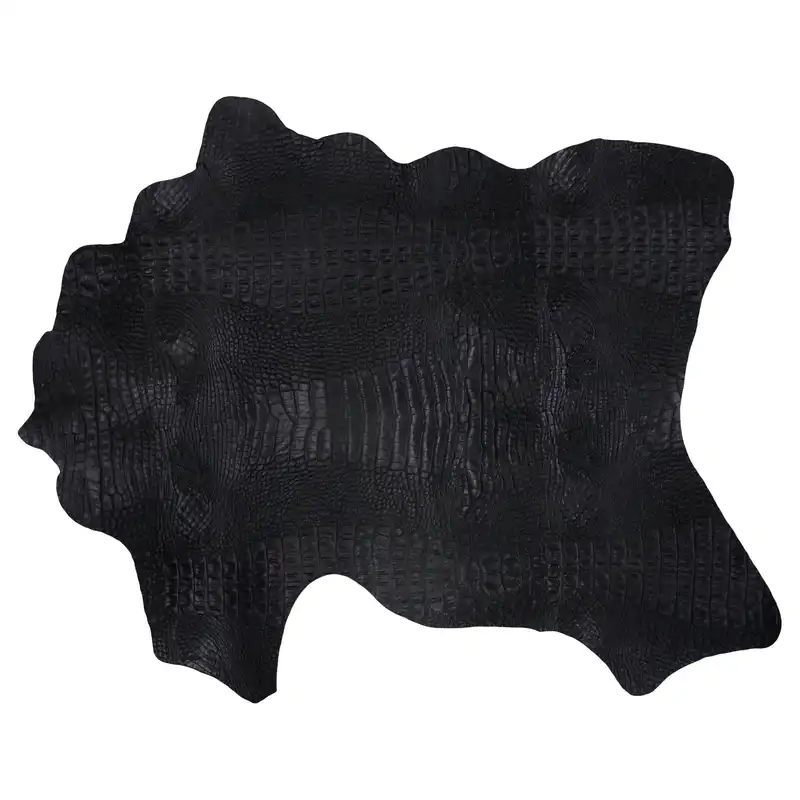 چرم طبیعی مدل بزی کورکودیل کد 02G019C