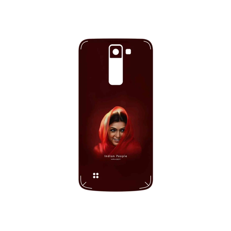 برچسب پوششی ماهوت مدل Portrait of an Indian Woman مناسب برای گوشی موبایل ال جی K8