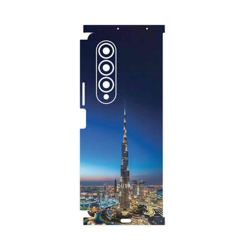 برچسب پوششی ماهوت مدل Dubai_City-FullSkin مناسب برای گوشی موبایل سامسونگ Galaxy Z Fold4