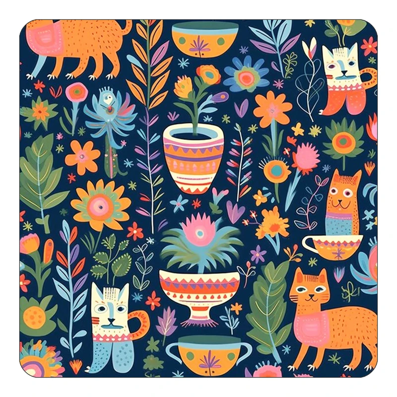 مگنت کاکتی طرح حیوانات رنگی مدل mp25791