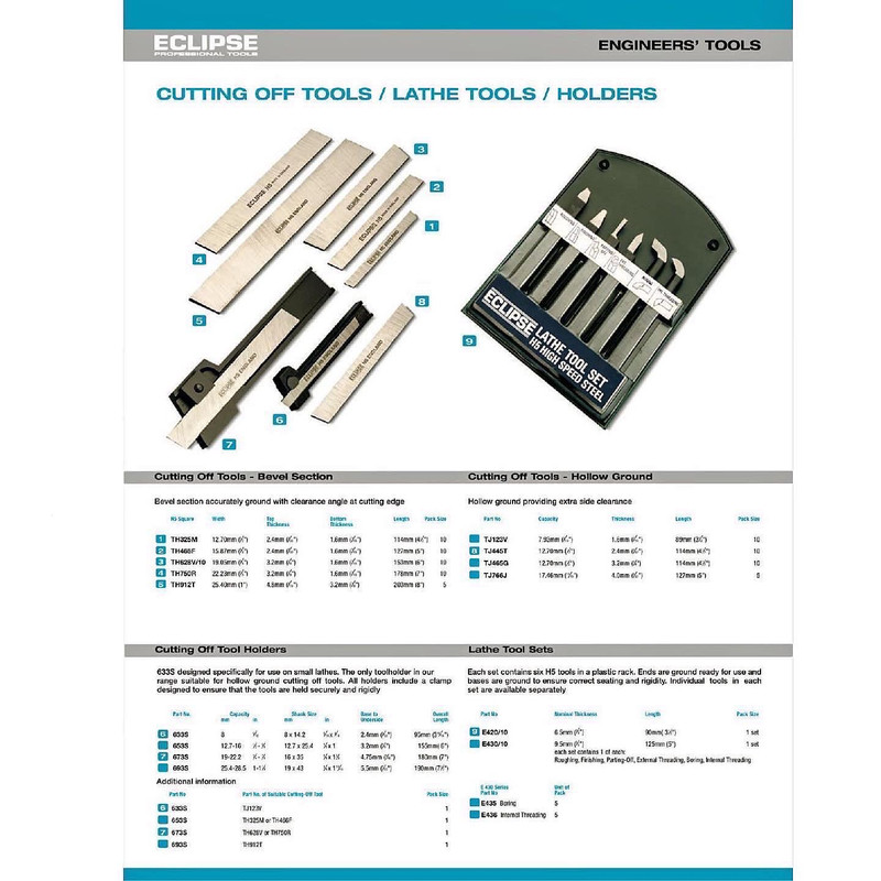 تيغچه برش اكليپس مدل 5/8x3/32x5 تيغچه برش اكليپس مدل 5/8x3/32x5