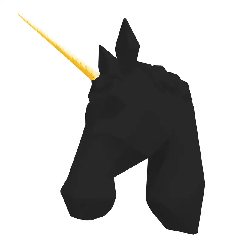 مجسمه مدل اسب تک شاخ