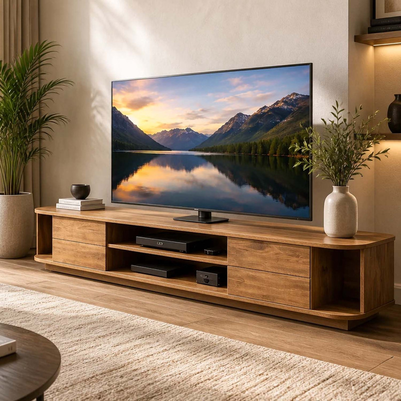 میز تلویزیون مدل TST220 4K Owens مناسب برای تلویزیون تا 85 اینچ