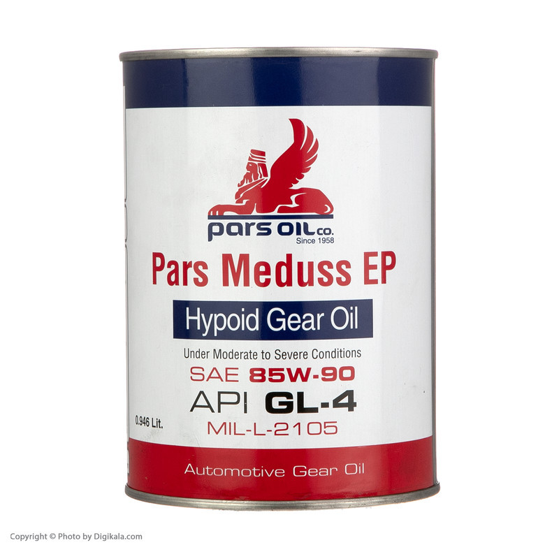 روغن دنده نفت پارس مدل EP85W90 حجم 0.946 لیتر