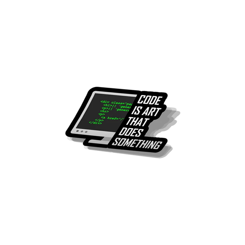 استیکر تزئینی موبایل و تبلت لولو مدل برنامه نویسی کد 213