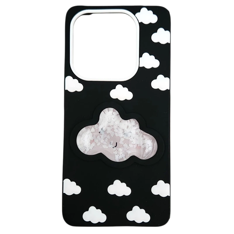 کاور مدل ابری سیلیکونی مناسب برای گوشی موبایل شیائومی Redmi Note 14 4G 