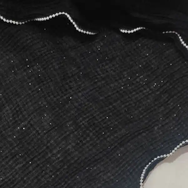 شال زنانه مدل نخی مرواریدی شاین دار کد morvarid10