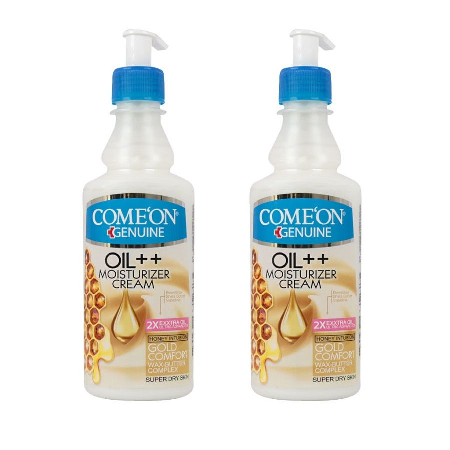 کرم مرطوب کننده کامان مدل Extra oil حجم 400 میلی لیتر مجموعه 2 عددی -  - 2