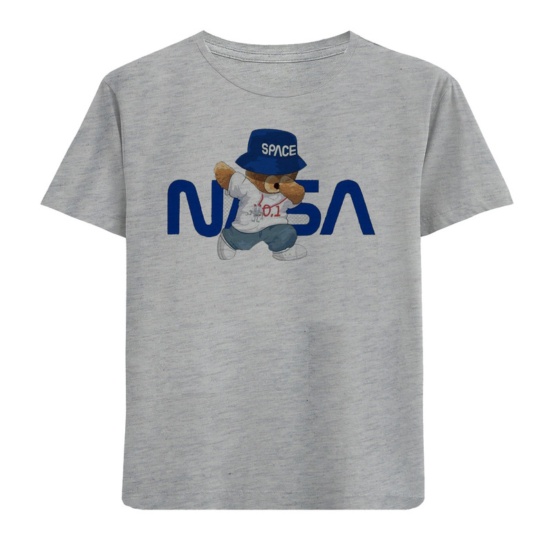 تی شرت آستین کوتاه پسرانه مدل ناسا N167